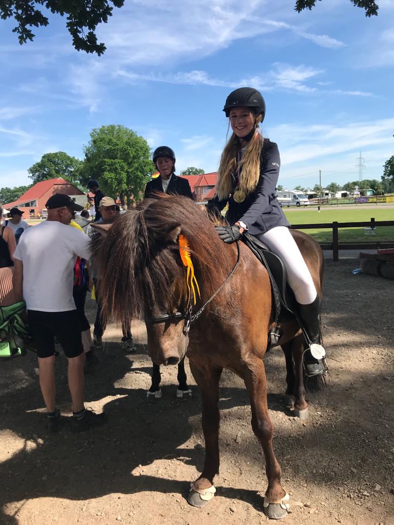 1. Platz Deutsche Jugend-Islandpferde- Meisterschaften 2019